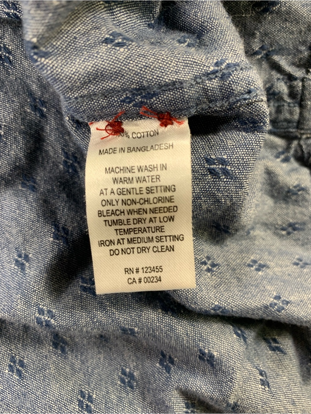 Pre loved HUDSON NORTH shirt mens size M - Picture 5 of 5